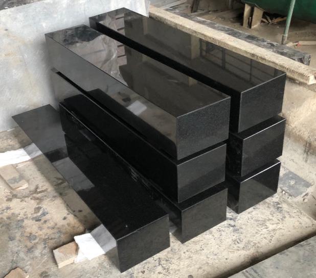 Absolute Black Granite Tombstone